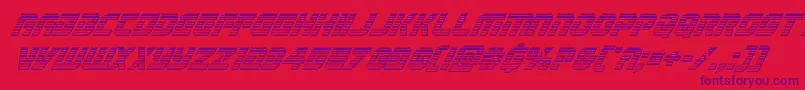 Legiosabinachromeital Font – Purple Fonts on Red Background