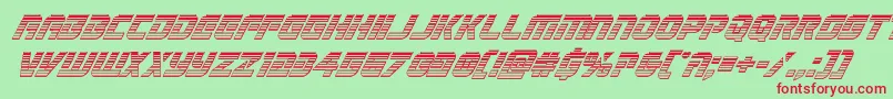 Legiosabinachromeital Font – Red Fonts on Green Background