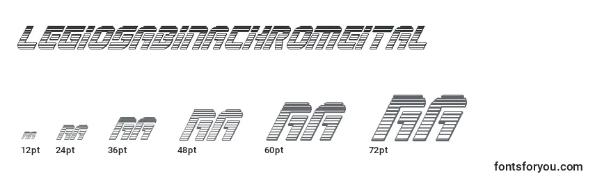 Legiosabinachromeital Font Sizes