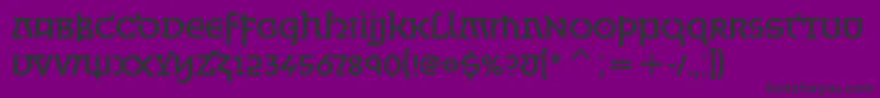 MinskaMediumItcTt Font – Black Fonts on Purple Background