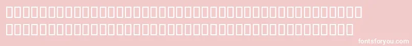 QadiOutline Font – White Fonts on Pink Background