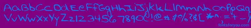 More about Lehn194 Font Lehn194 Font – Blue Fonts on Purple Background