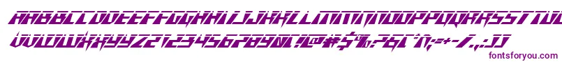 Xracerlaserital Font – Purple Fonts