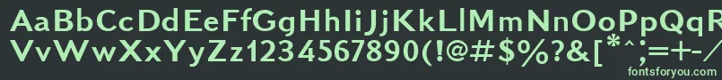 More about Kudrashovsansctt Font Kudrashovsansctt Font – Green Fonts on Black Background