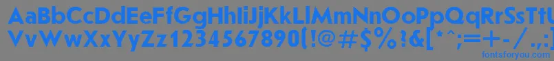 Joussbol Font – Blue Fonts on Gray Background