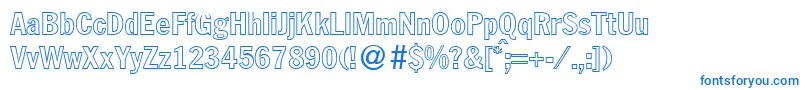 FranklinheadlinecondoutBoldDb Font – Blue Fonts
