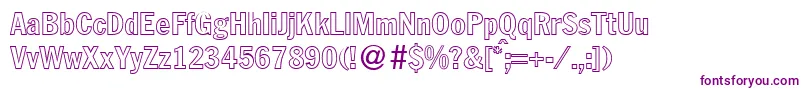 FranklinheadlinecondoutBoldDb Font – Purple Fonts