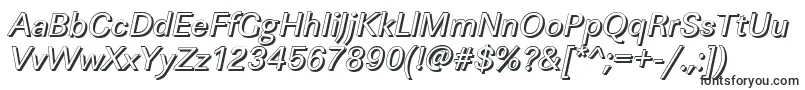 LinearshItalic-fontti – Vakiintuneet fontit