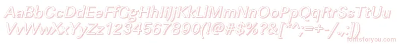 Подробнее о шрифте LinearshItalic Шрифт LinearshItalic – розовые шрифты