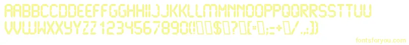 Шрифт LiquidcrystalExbold – жёлтые шрифты