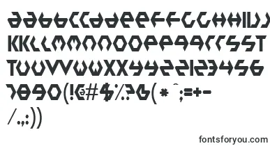 Plasticb font – geometric Fonts
