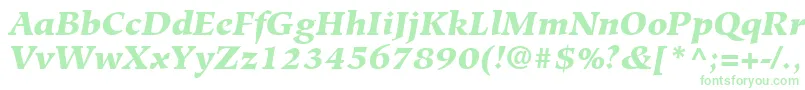 Fonte HiroshigeLtBlackItalic – fontes verdes