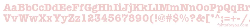 Teeny1-Schriftart – Rosa Schriften