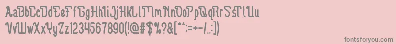 GuitarElectric Font – Gray Fonts on Pink Background