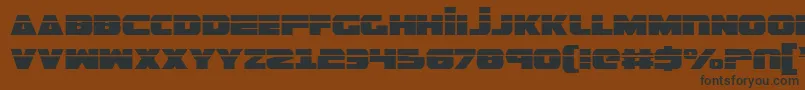 GuardianLaser Font – Black Fonts on Brown Background