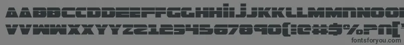 GuardianLaser Font – Black Fonts on Gray Background