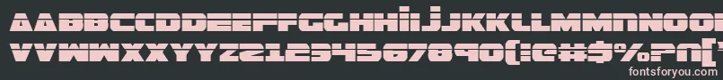 GuardianLaser Font – Pink Fonts on Black Background