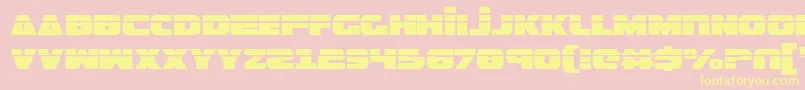 GuardianLaser Font – Yellow Fonts on Pink Background