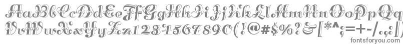 Шрифт Annabellematineenf – серые шрифты