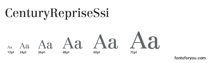 CenturyRepriseSsi Font Sizes