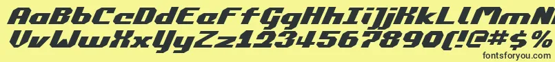 Commonv2ei Font – Black Fonts on Yellow Background