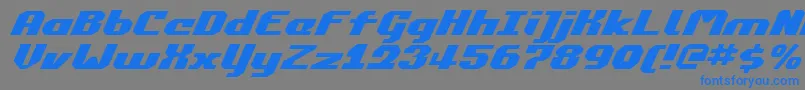 Commonv2ei Font – Blue Fonts on Gray Background