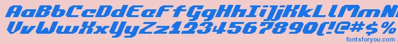 Commonv2ei Font – Blue Fonts on Pink Background