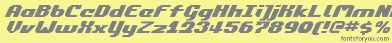 Commonv2ei Font – Gray Fonts on Yellow Background
