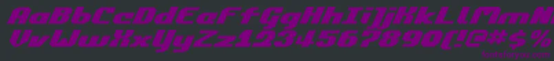 Commonv2ei Font – Purple Fonts on Black Background