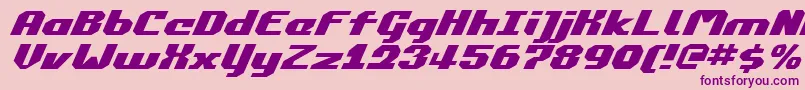 Commonv2ei Font – Purple Fonts on Pink Background