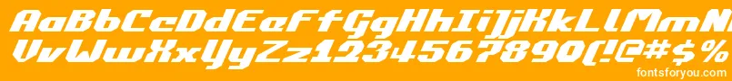 Commonv2ei Font – White Fonts on Orange Background