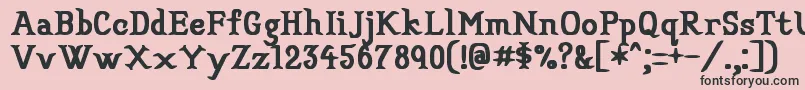 More about Veryconvincing Font Veryconvincing Font – Black Fonts on Pink Background