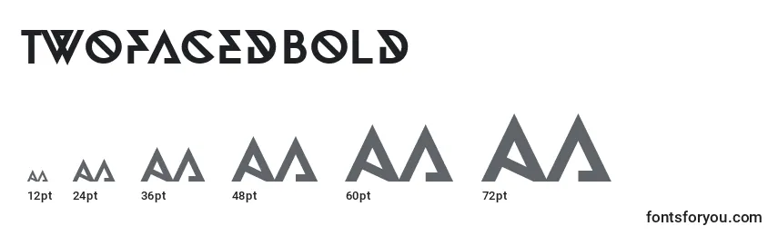 Размеры шрифта TwofacedBold