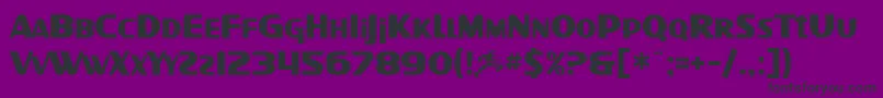 SfIntellivised Font – Black Fonts on Purple Background