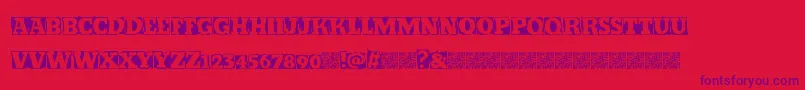 En savoir plus sur la police Kickstop Police Kickstop – polices violettes sur fond rouge