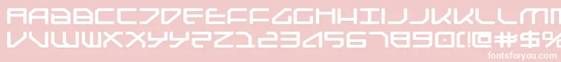 FederapolisExpandedBold Font – White Fonts on Pink Background