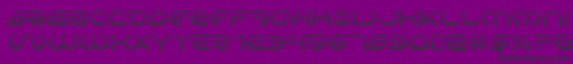 Aetherfoxgrad Font – Black Fonts on Purple Background