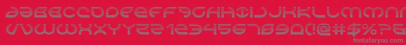 Шрифт Aetherfoxgrad – серые шрифты на красном фоне