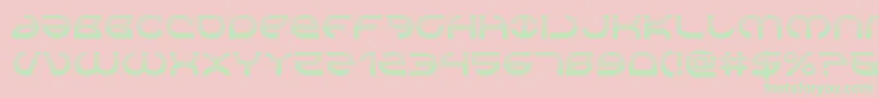 Aetherfoxgrad Font – Green Fonts on Pink Background