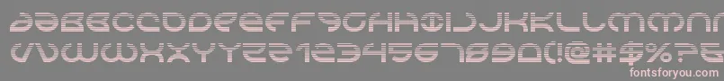 Aetherfoxgrad Font – Pink Fonts on Gray Background