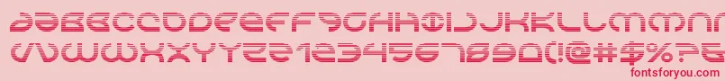 Aetherfoxgrad Font – Red Fonts on Pink Background