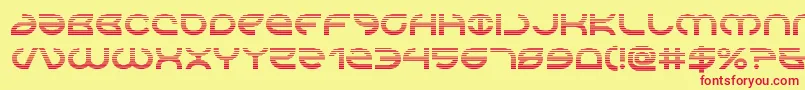 Aetherfoxgrad Font – Red Fonts on Yellow Background