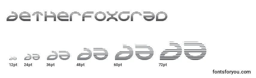 Aetherfoxgrad Font Sizes