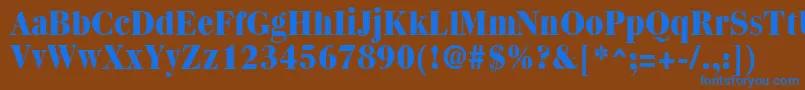More about Quantasextrabold Font Quantasextrabold Font – Blue Fonts on Brown Background