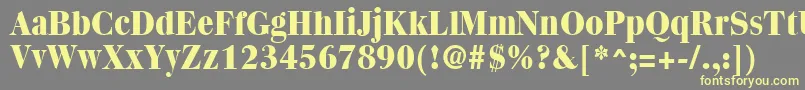More about Quantasextrabold Font Quantasextrabold Font – Yellow Fonts on Gray Background
