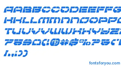 Pulsarclasslaserital font – Blue Fonts
