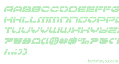 Pulsarclasslaserital font – Green Fonts