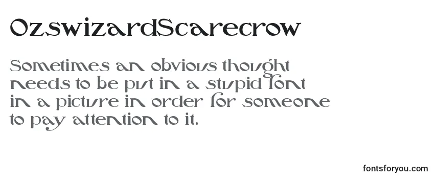 OzswizardScarecrow Font