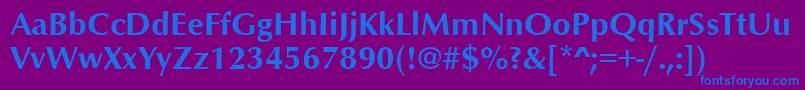 More about OptimumBold Font OptimumBold Font – Blue Fonts on Purple Background