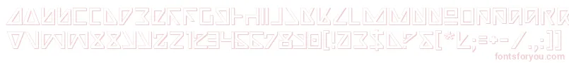 NickTurbo3D Font – Pink Fonts on White Background